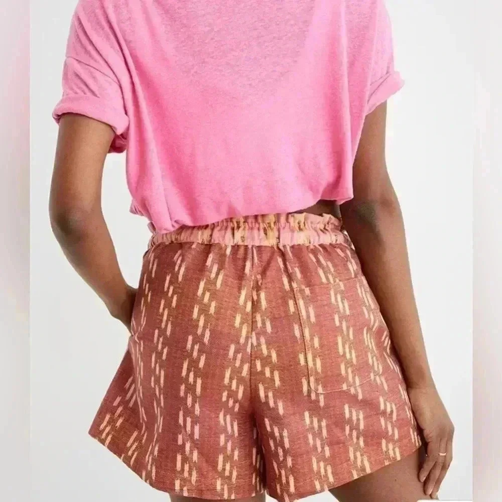 Aerie High Waisted Jacquard Short Surprising Yellow NWT Size Medium